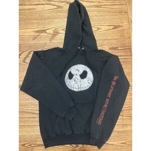 Vintage Walt Disney World The Nightmare Before‎ Christmas Hoodie Sweatshirt Sz M